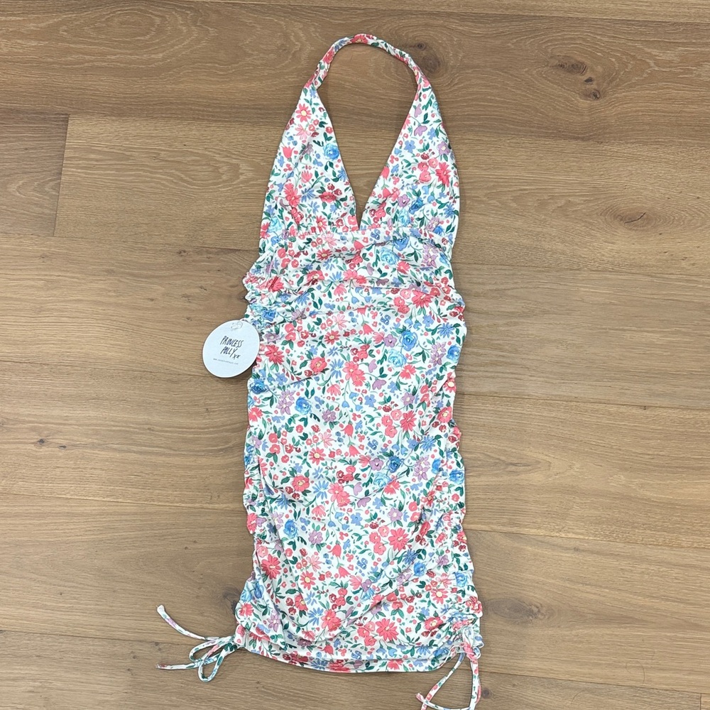 Princess Polly Floral Ruched Mini Dress 🌸